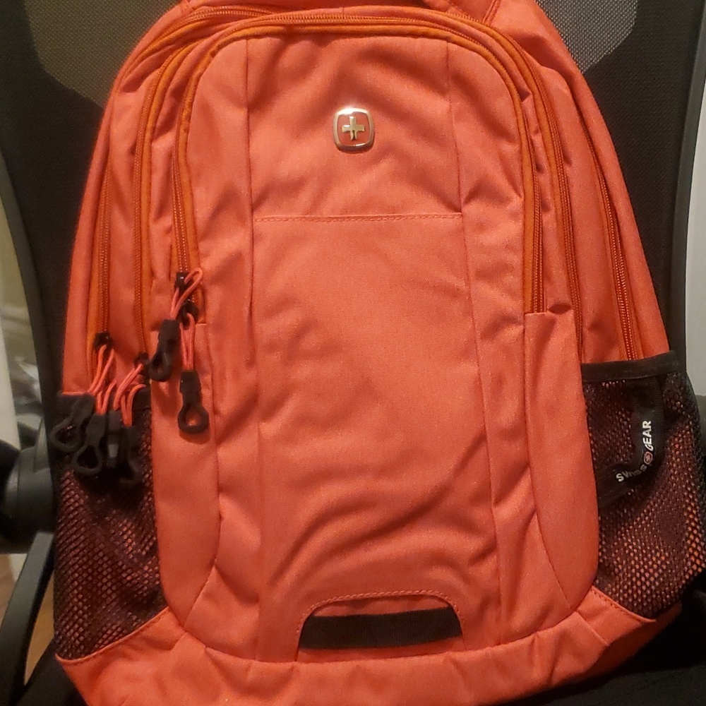 SWISSGEAR 5505 Laptop Backpack - Dark Orange *gently used* - Picture 8 of 9